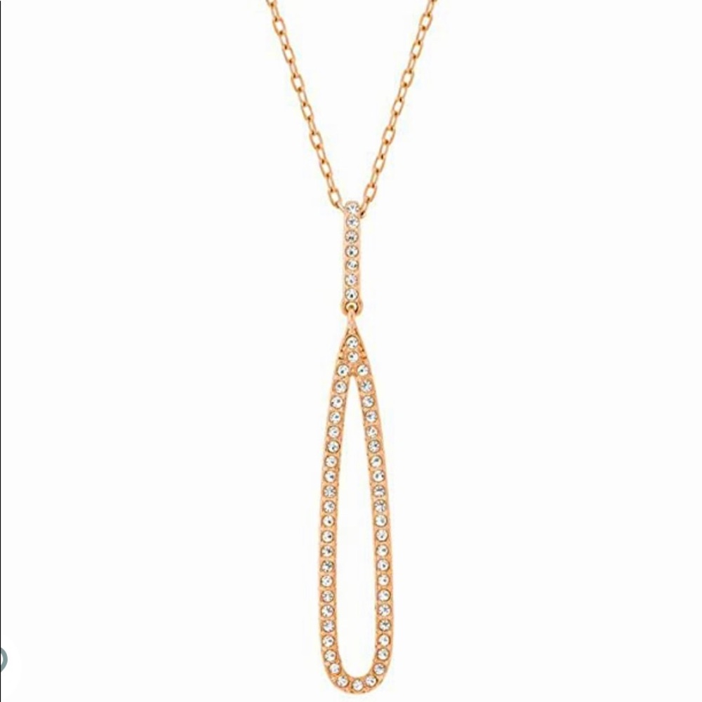 Swarovski crystal teardrop necklace
